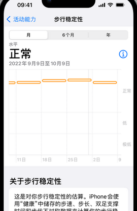 黄平iPhone手机维修如何在iPhone开启'步行稳定性通知'