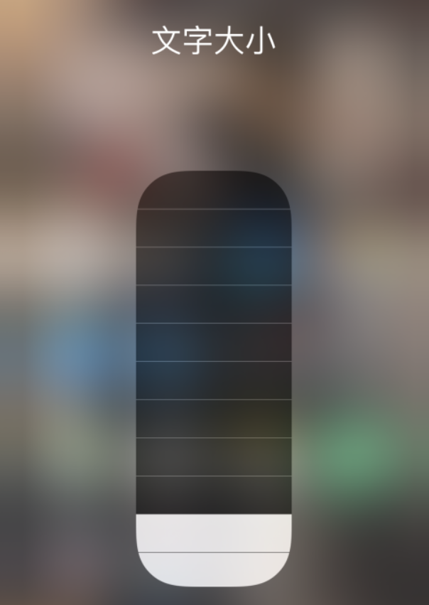 黄平苹果手机维修分享小技巧：在 iPhone 控制中心快速调节字体大小 